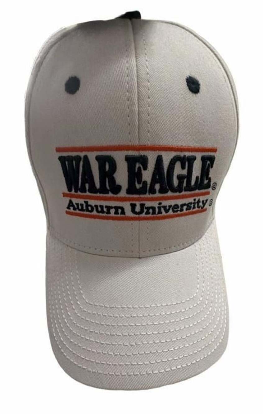 Auburn University War Eagle The Game white snapback hat NWT OSFM